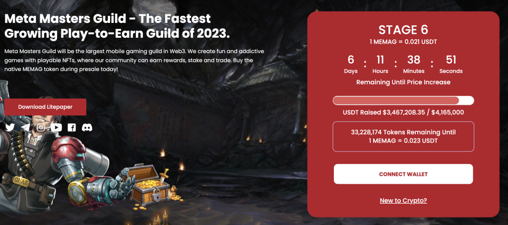 Meta Masters Guild Presale Closes In On Stage 5 Target — Price Hike Is Imminent!